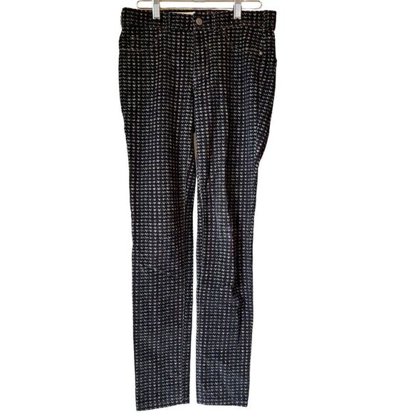 Anthropologie Pilcro and the Letterpress Serif Houndstooth Corduroy Pants - Picture 1 of 15